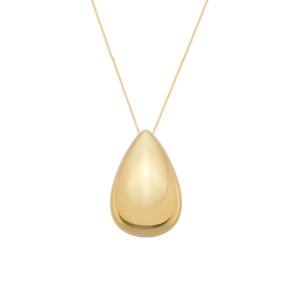 Colar Dourado De Gota