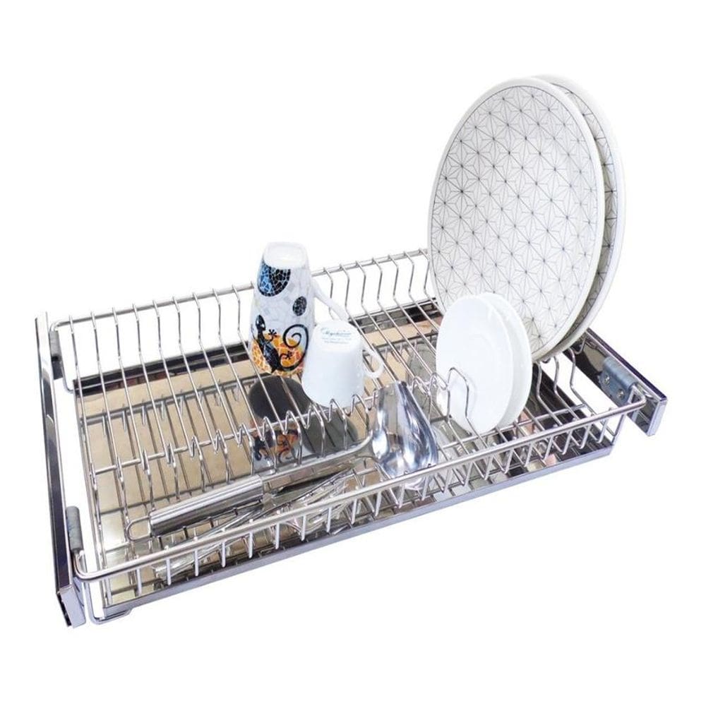 Escorredor De Embutir 77cm Inox Com Trilhos Jomer 3077
