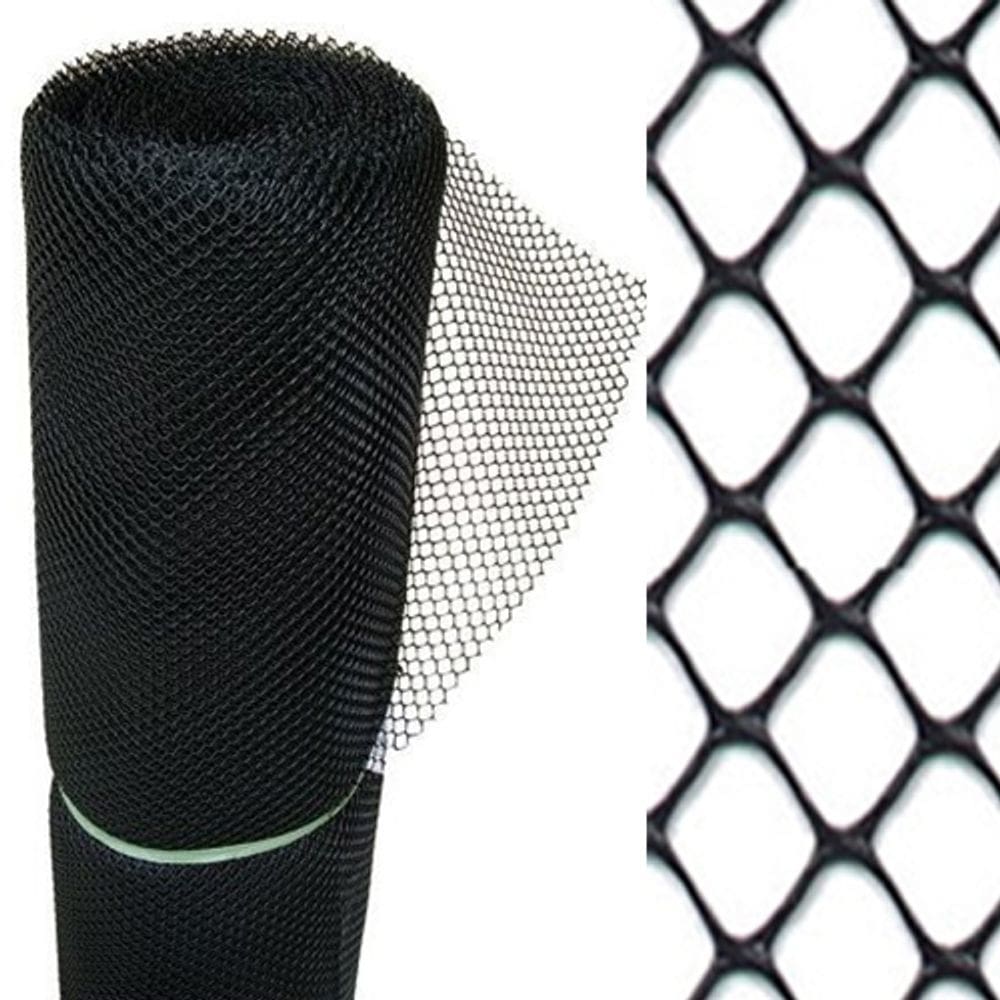 Tela Plástica 1m x 50m - Malha 13mm - Resistente Químicos