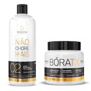 Kit Progressiva  Not Cry More e Mascara BoraTX Borabella 1L