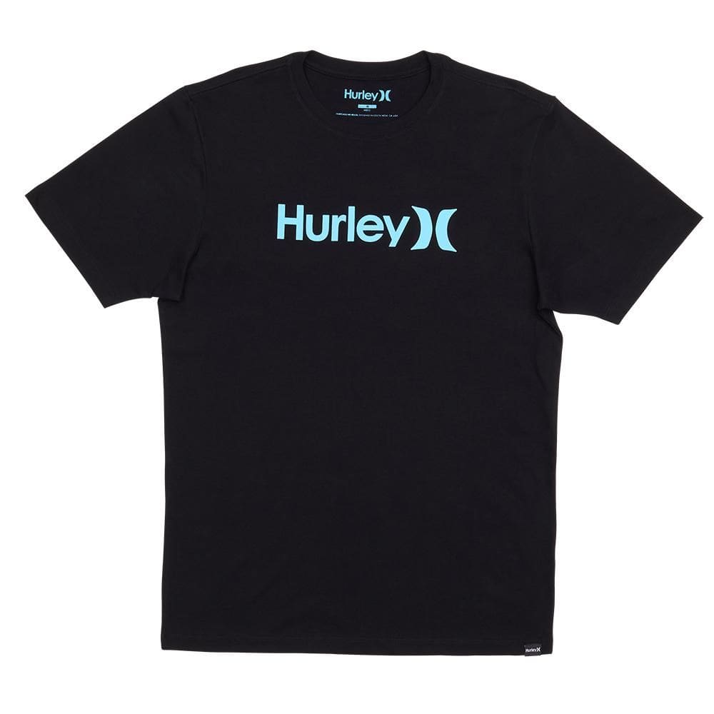 Camiseta Hurley O&O Solid WT25 Masculina Preto/Azul