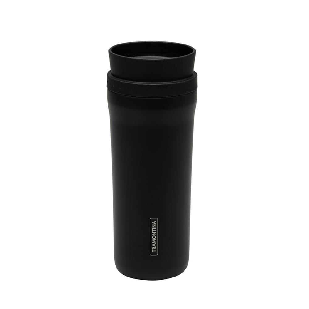 Copo Térmico Tramontina com Bocal 360° 460 ml Preto