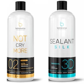 Kit Progressiva  Not Cry More e Selagem Silk Borabella 1L