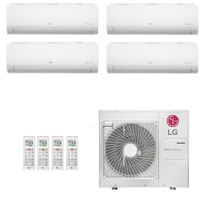 Ar-Condicionado Multi Split Inverter LG 48.000 (2x Evap HW 7.000 + 2x Evap HW 18.000) Quente/Frio 220V