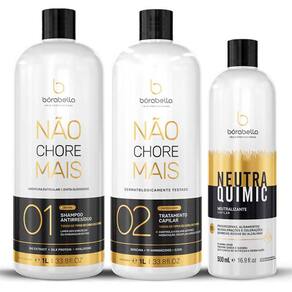 Kit Progressiva Not Cry More e Neutraquimic Borabella