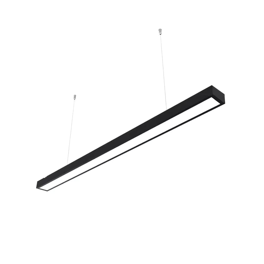 Luminária LED Linear Pendente 120cm 3600 Lúmen Branco Quente