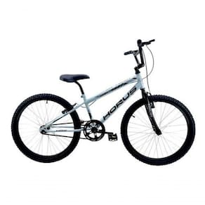 Bicicleta Aro 24 Masculina Sem Marcha - Horus Branco