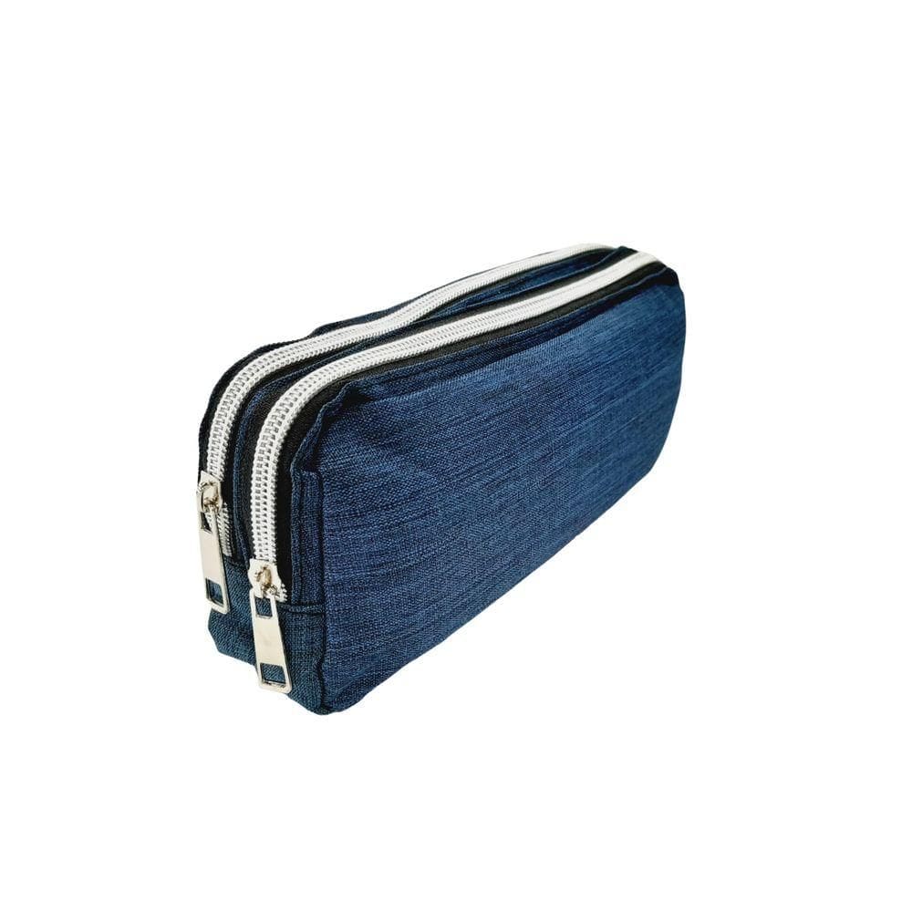 Estojo Multiuso com Zíper Duplo N2450181 Azul - Quanhe