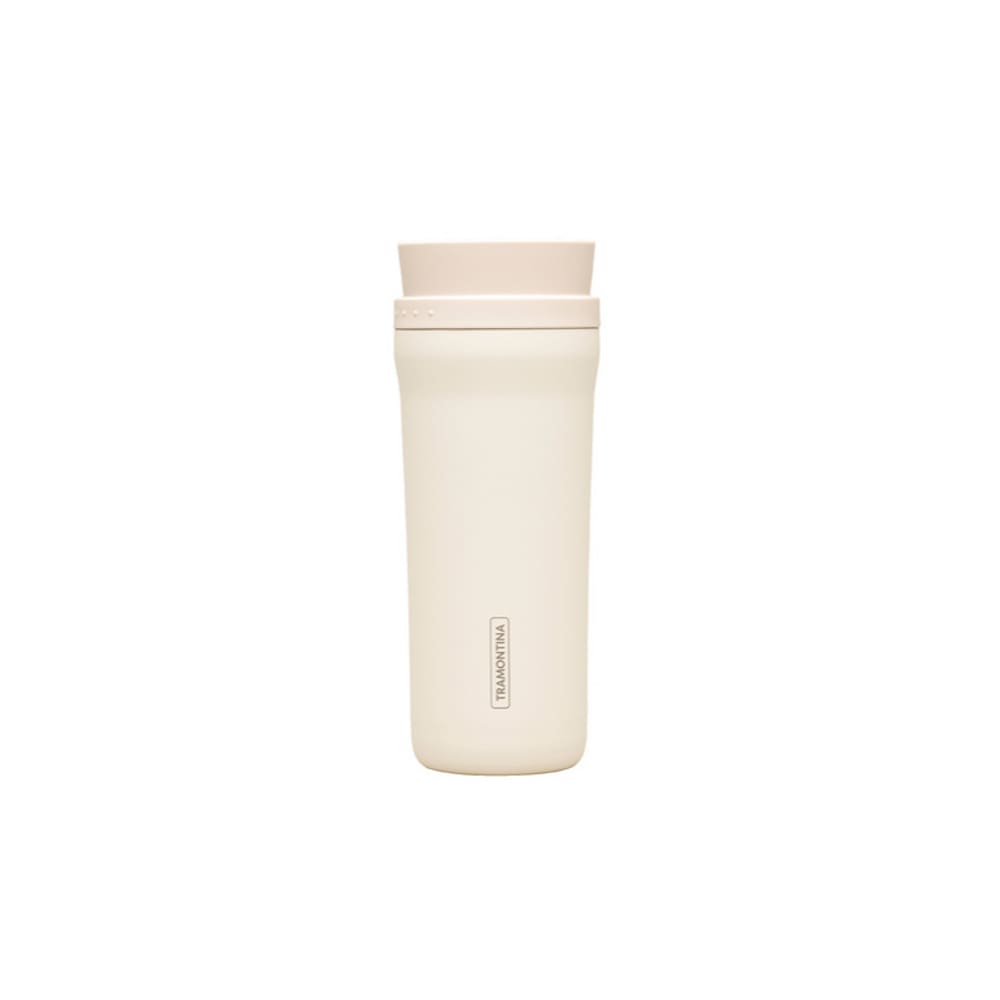 Copo Térmico Tramontina com Bocal 360° 460 ml Bege