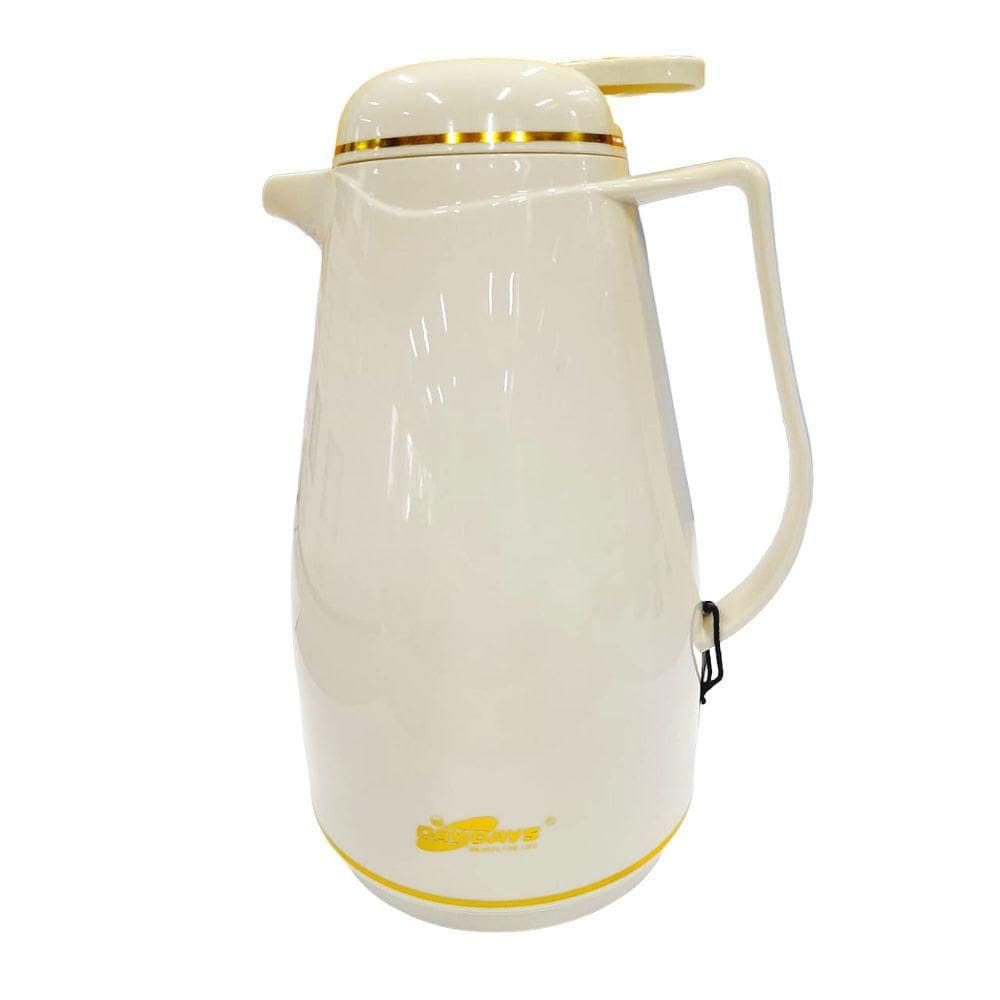 Garrafa Térmica 1L c/ Gatilho N2450389 Branco - Days Days