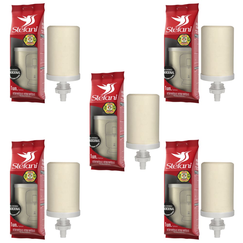 Kit 5 Velas Para Filtro Barro Tradicional Stéfani São João
