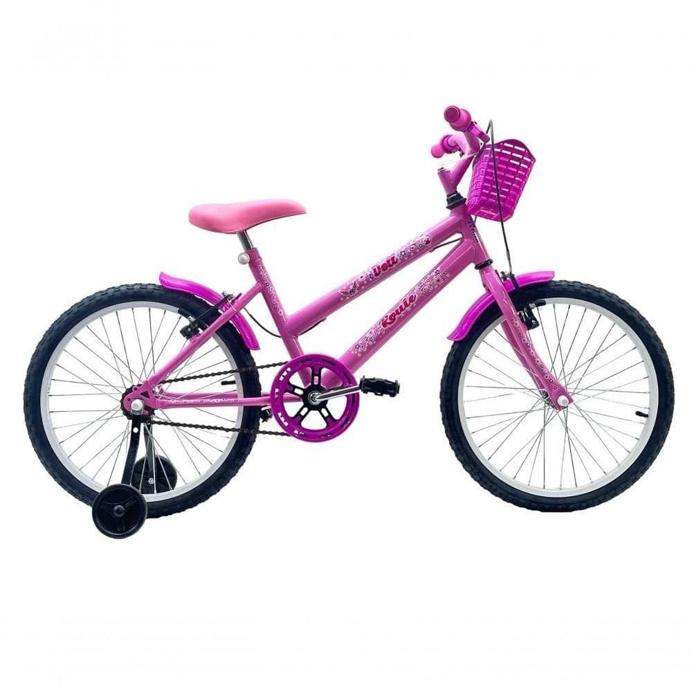 Bicicleta Infantil Aro 20 Feminina Doll - Route Rosa