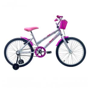 Bicicleta Infantil Aro 20 Com Rodas Doll - Route Branco