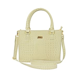 Bolsa Média Feminina Tote Estruturada Mão Ombro Transversal Couro Madamix