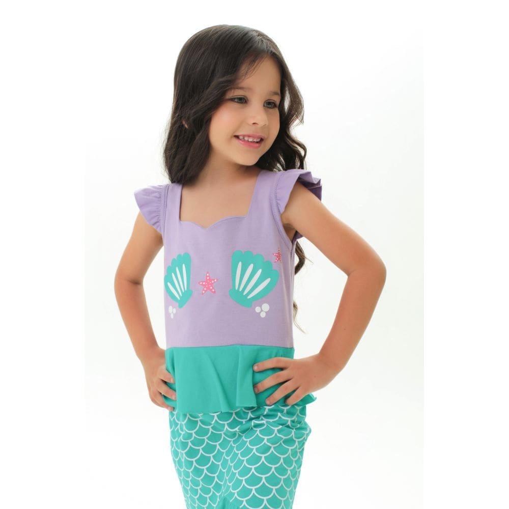 Fantasia Infantil Sereia Tamanho: 1