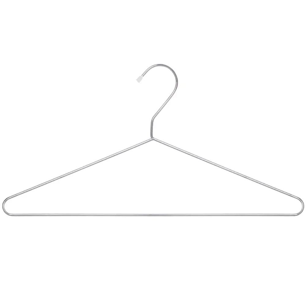 Conjunto de 30 Cabides Cromado para Roupa Guarda-roupa Closet Passerini