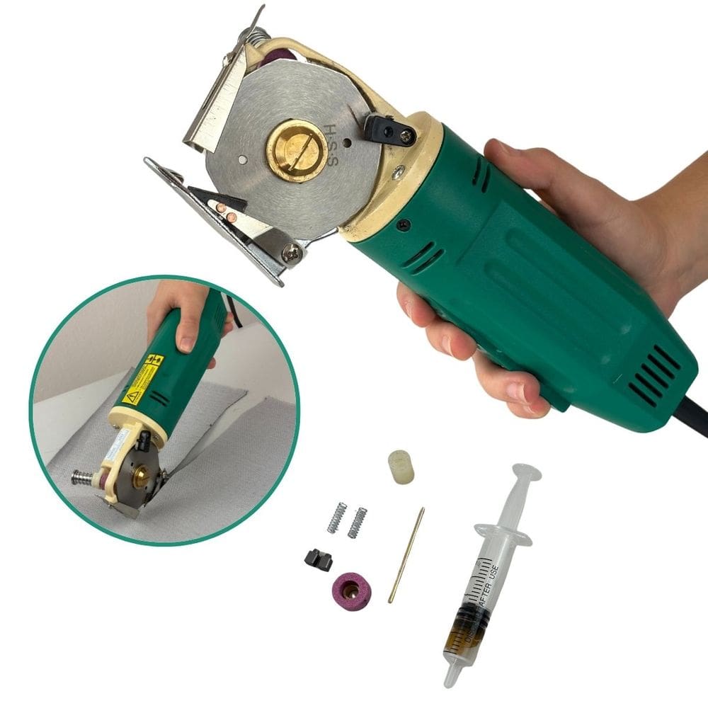 Máquina Cortar Tecido Elétrica Tipo Bananinha Lâmina 70 mm Hexagonal Importway Iwmc514