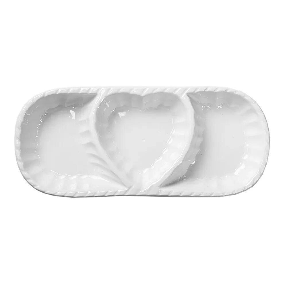 Petisqueira Coração BR 12x28 cm 1684 - Class Home