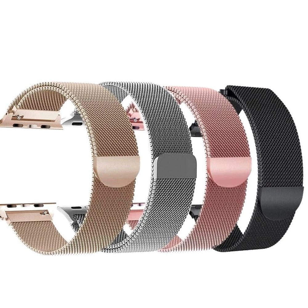 Pulseira Milanesa Metal Aço 42mm 44mm 45mm 49mm