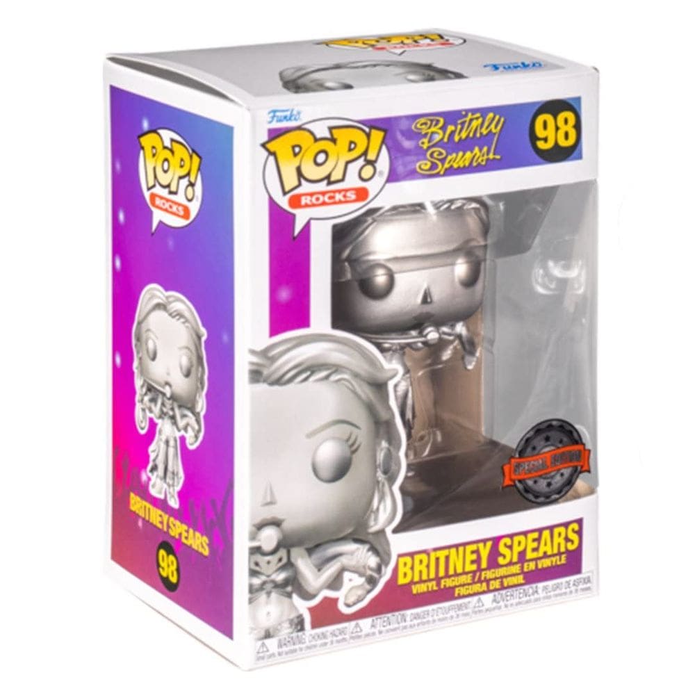 Boneco de vinil Funko Pop! Tópico popular de Rocks Britney Spears