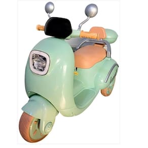 Moto Elétrica Scooter Lemn 6V Verde Infantil 1248-Bang Toys