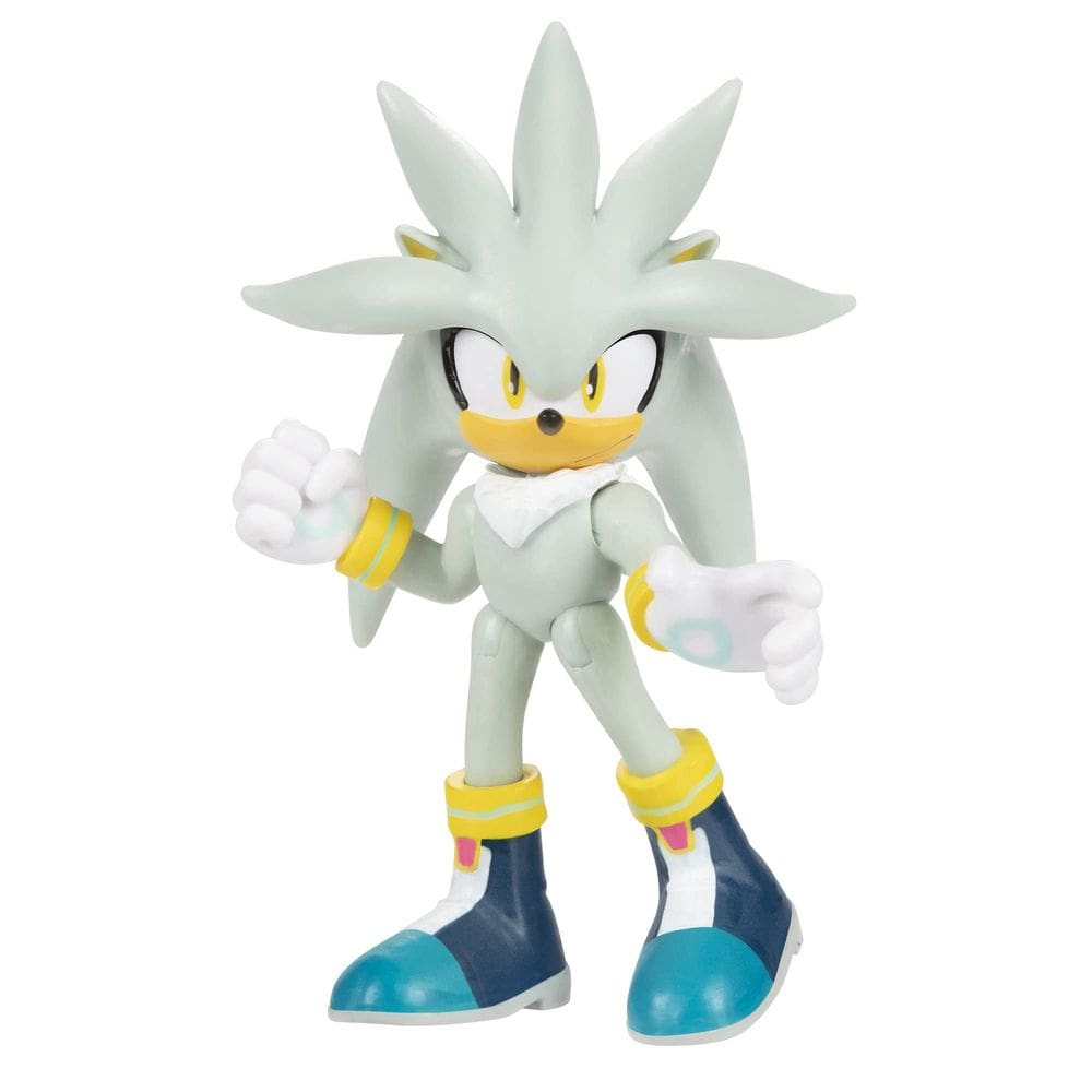 Boneco de ação Sonic The Hedgehog Modern Silver 6cm