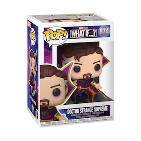 Funko Pop! Marvel E se? Brinquedo Doctor Strange Supre