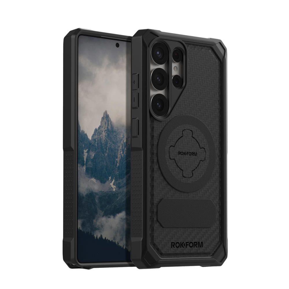 Capa Rokform robusta para Samsung Galaxy S25 Ultra preta