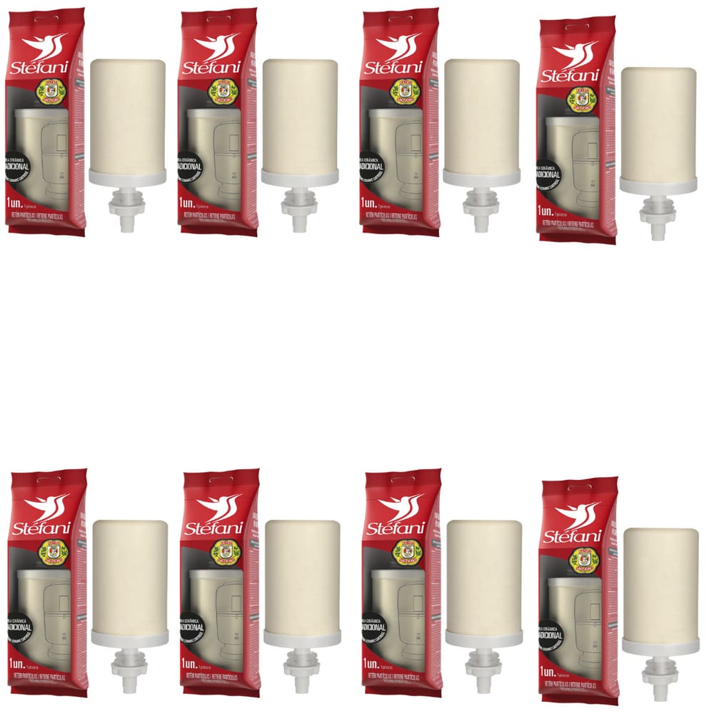 Kit 8 Velas Para Filtro Barro Tradicional Stéfani São João