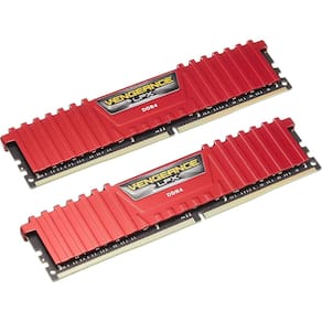 Memória Corsair Vengeance LPX 32GB DDR4 2666MHz Vermelho