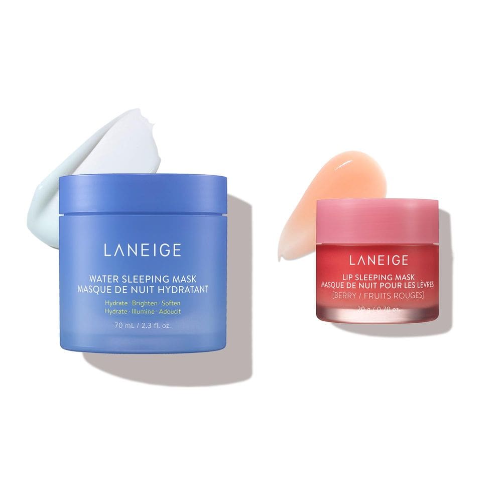 Pacote: máscara para dormir labial LANEIGE e máscara para dormir com água