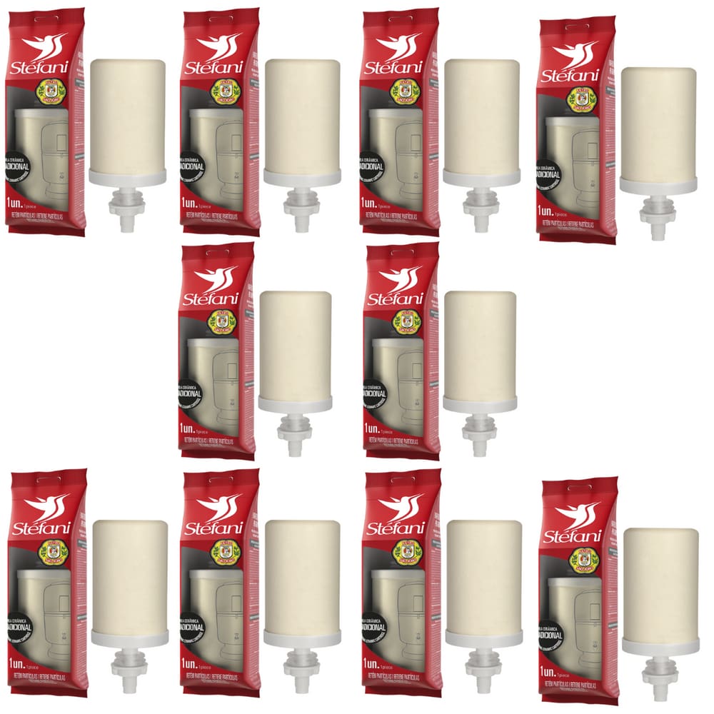 Kit 10 Velas Para Filtro Barro Tradicional Stéfani São João