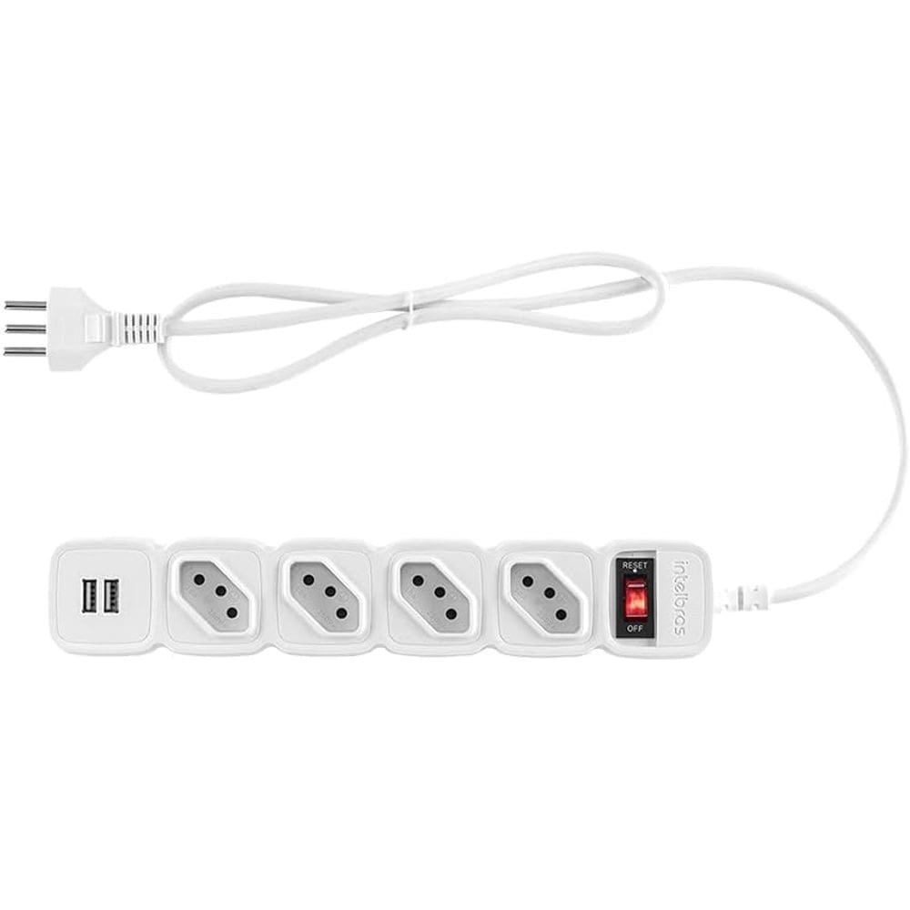 Protetor Eletrônico Bivolt Com 2 Portas Usb