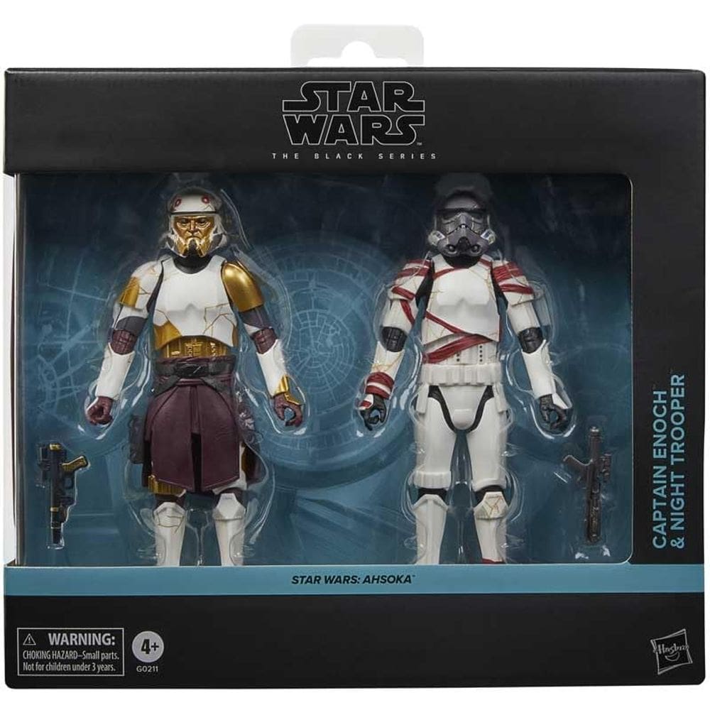Boneco de ação Star Wars The Black Series Captain Enoch & Night Trooper 15cm
