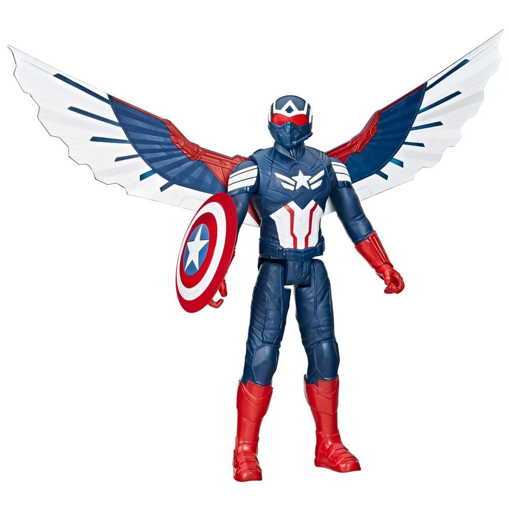 Boneco de ação Marvel Studios Capitão América 30 cm com escudo