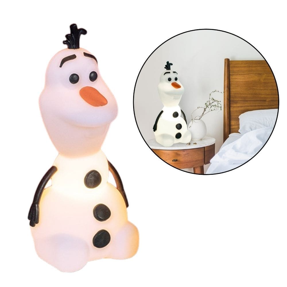 Luminária de mesa Olaf frozen - Disney