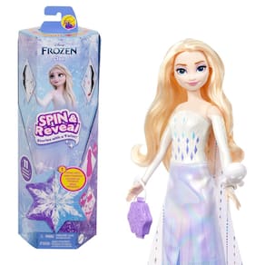 Boneca fashion Mattel Disney Frozen Elsa com 11 surpresas