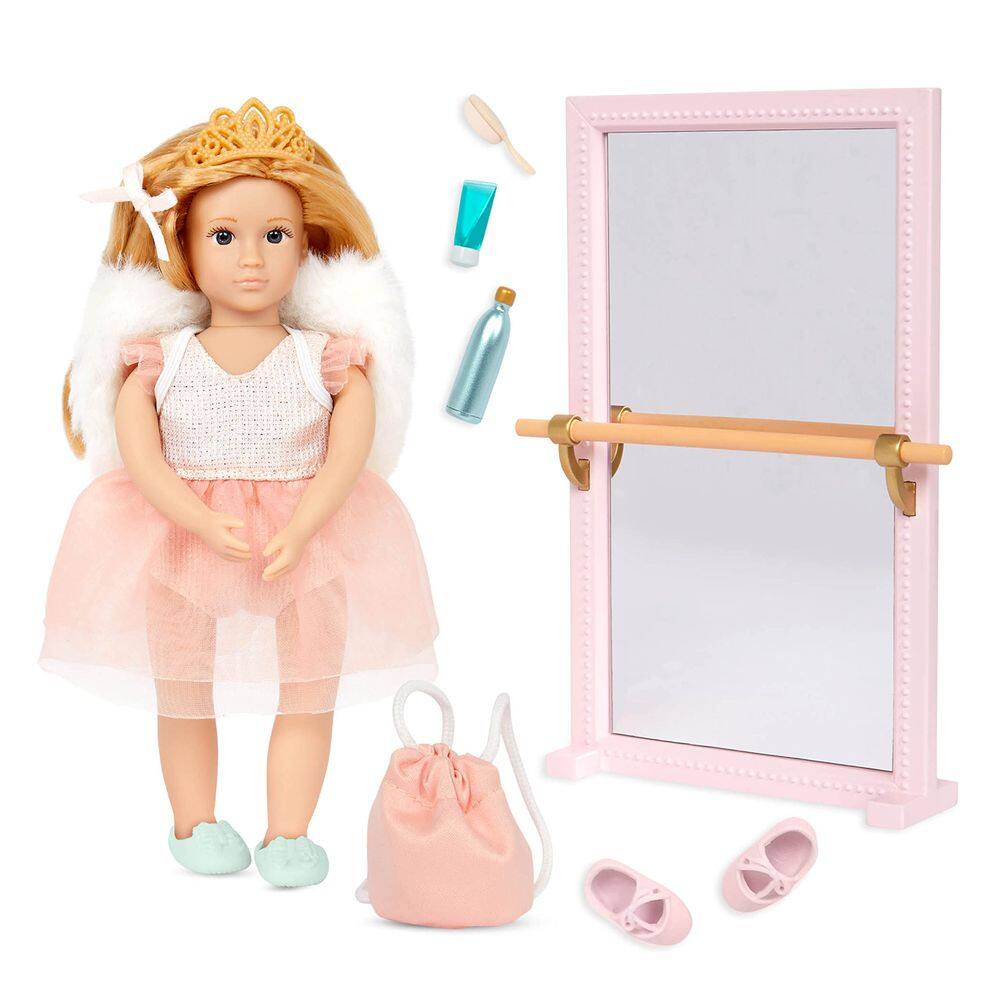 Conjunto de dança Toy Lori Dolls Cherie`s com miniboneca e acessórios