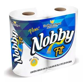 Kit Toalha de Papel Cozinha Fit 3un C/100 FLS C/2 Rolos Nobby