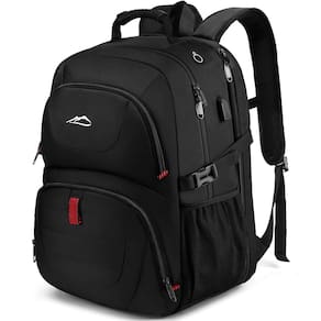 Mochila de viagem ProeTrade Extra Large 50L com USB preta