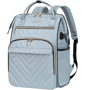 Mochila VANKEAN para laptop de 17 polegadas à prova d`água azul claro
