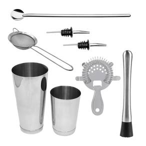 Kit Bar Iniciante 6 Bartender 8 Peças