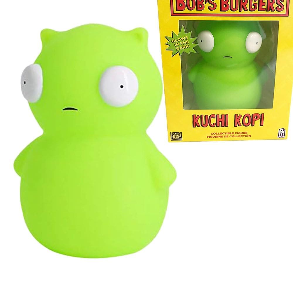 Boneco de vinil YEHSTR Bobs Burgers Kuchi Kopi Glow in The Dark