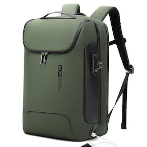 Mochila BANGE Antifurto para laptop de 17,3 polegadas com porta de carregamento USB