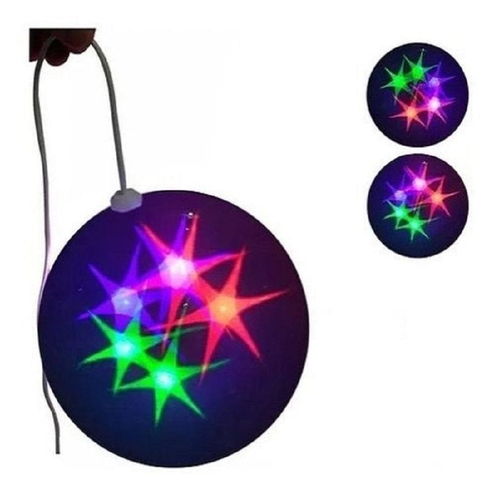 Bola De Natal Com Led Rgb Pisca Pisca Enfeite Bivolt