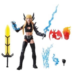 Boneco de ação Marvel Legends Series Magik de 15 cm com acessórios