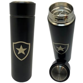 Garrafa Térmica Botafogo Com Infusor 450ml Oficial Estrela Solitária
