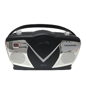 CD Boombox portátil PROSCAN Retro Style com rádio AM/FM