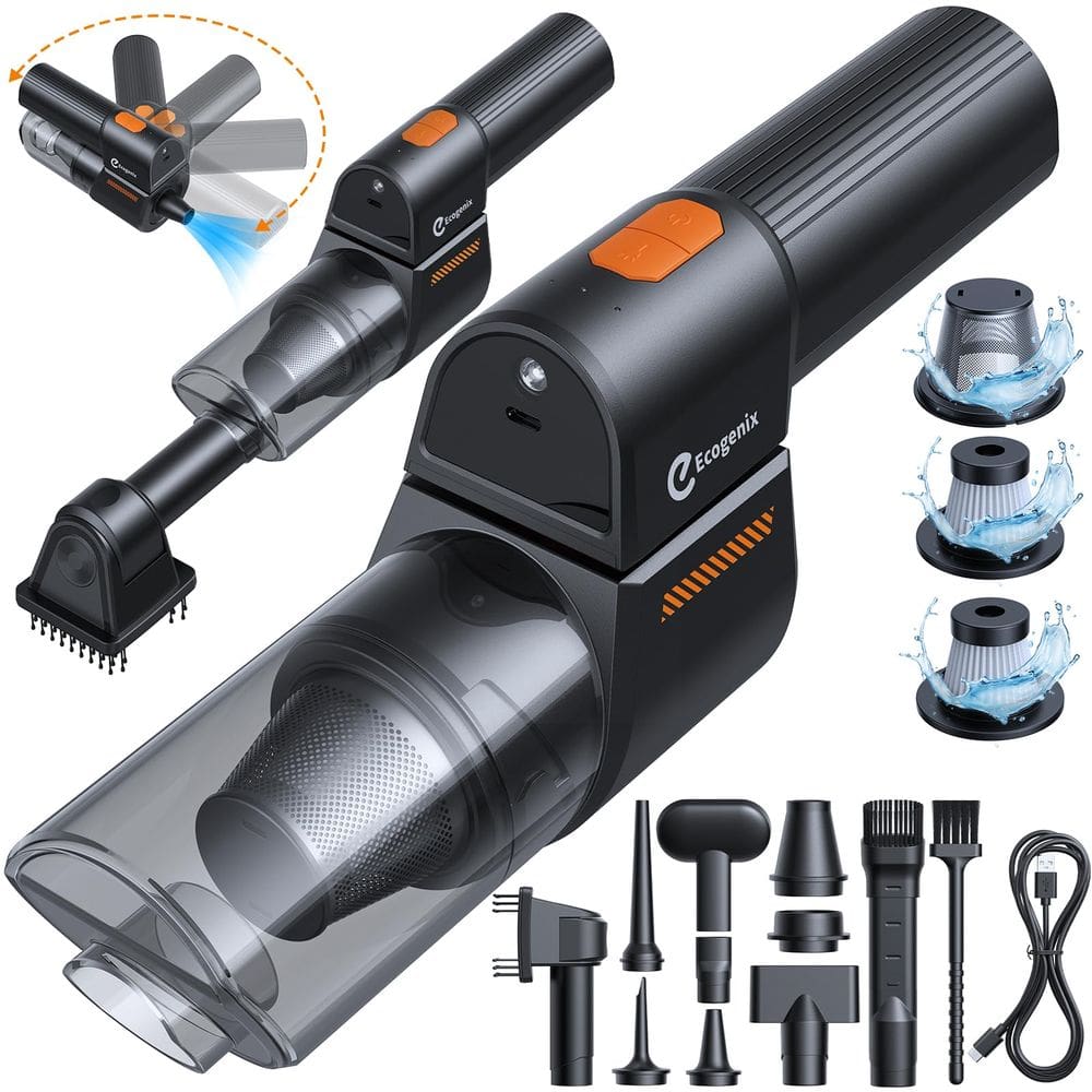 Aspirador sem fio Ecogenix Car Vacuum 5 em 1 23000Pa