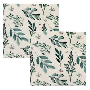Kit 2 Pacotes Guardanapo Decorado Folhagens Folhas Duplas 33cm 40 Folhas - Tuut